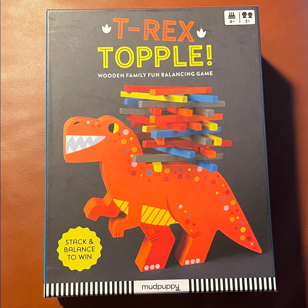 Mudpuppy T-Rex Topple Balancing Game -ages 4+